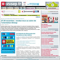 Salon de l’orientation Onisep