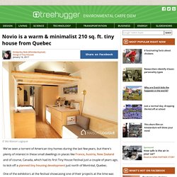 Novio is a warm & minimalist 210 sq. ft. tiny house from Quebec