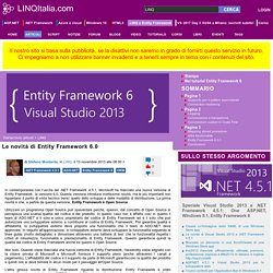 Le novità di Entity Framework 6.0