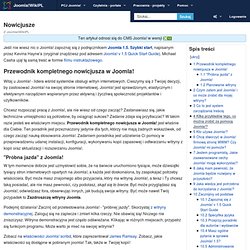 Nowicjusze – Joomla!WikiPL