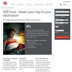 NSB Sove - nsb.no/en