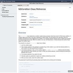 NSCondition