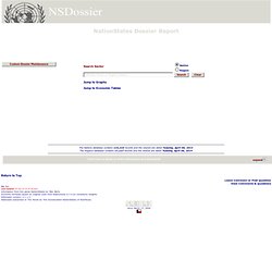 NSDossier - NationStates Dossiers