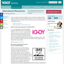 NSGT - Educational Resources
