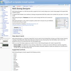 NSIS Dialog Designer