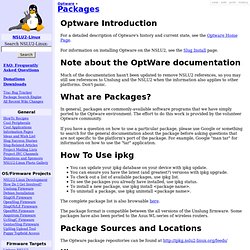 Optware / Packages browse
