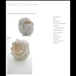 Nuala O'Donovan - Ceramic Art London 2011