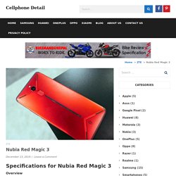 Nubia Red Magic 3 Specifications, Features and Price in Nepal