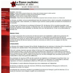 La France nucleaire/Nuclear France: THORIUM (FRANCAIS)