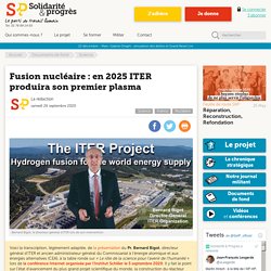 Fusion nucléaire: en 2025 ITER produira son premier plasma