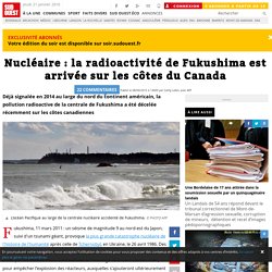 Nucléaire : la radioactivité de Fukushima est arrivée sur les côtes du Canada