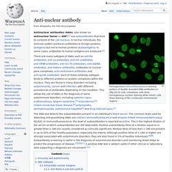 Anti-nuclear antibody - Wikipedia