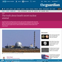 The truth about Israel's secret nuclear arsenal