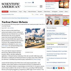 Nuclear Power Reborn