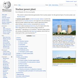 Nuclear power plant - Wiki