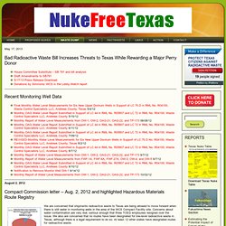 Nuke Free Texas: Waste Dump