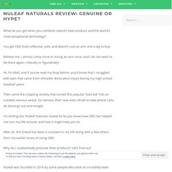 Nuleaf Naturals Review: Genuine or Hype?
