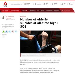 Number of elderly suicides at all-time high: SOS
