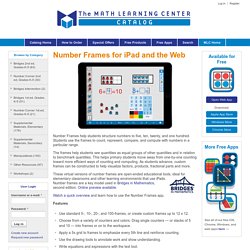 Number Frames for iPad and the Web