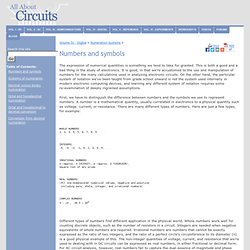 Numbers and symbols : NUMERATION SYSTEMS