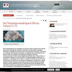 De l’Automne numérique à Silicon Valois