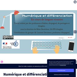 Numérique et différenciation by DANE on Genially