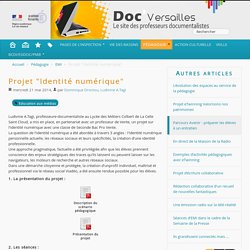 Projet "Identité numérique" - Documentation