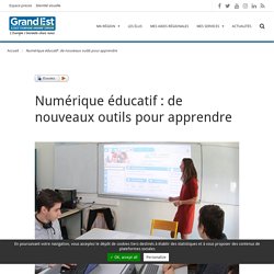 Numérique éducatif : de nouveaux outils pour apprendre