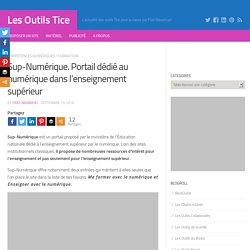 Sup-Numérique. Portail dédié au numérique dans l'enseignement supérieur