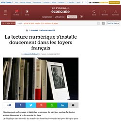 La lecture numérique s'installe doucement dans les foyers français