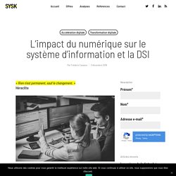 L'impact du numérique sur le système d'information et la DSI