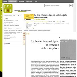 Juannals : Le livre et le numérique : la tentation de la métaphore