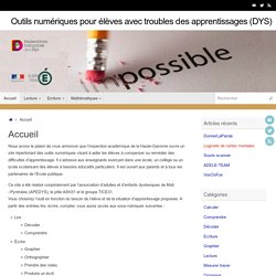 Outils pour élèves DYS