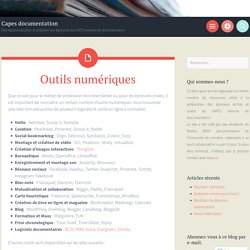 Outils numériques – Capes documentation