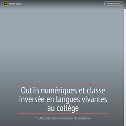 Outils numériques et classe inversée en langues vivantes au collège
