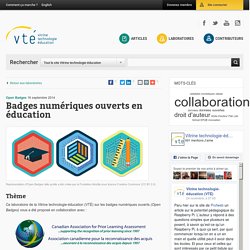 Badges numériques ouverts en éducation