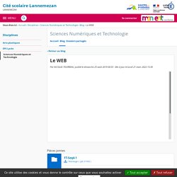 Le WEB - Sciences Numériques et Technologie - Cité scolaire Lannemezan