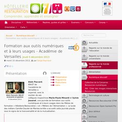 Formation aux outils numériques et à leurs usages - Académie de Versailles