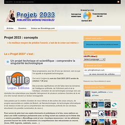 Projet 2033 : concepts