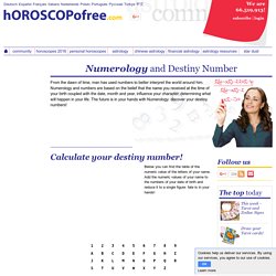 Numerology and Destiny Number