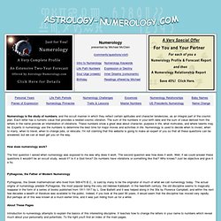 Numerology - numerology basics, life path numbers,