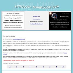 Numerology: The lifepath number based on the date of
