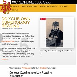 Numerology: Do Your Own Reading - Hans Decoz