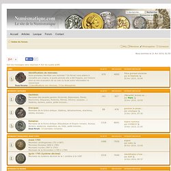 Le forum des monnaies et billets