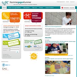Nummer gegen Kummer: Homepage (de)