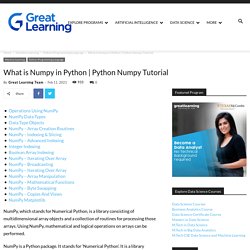 Python Numpy Tutorial - Complete Guide