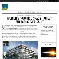 Munich's 'NuOffice' Snags Highest LEED Rating Ever Issued