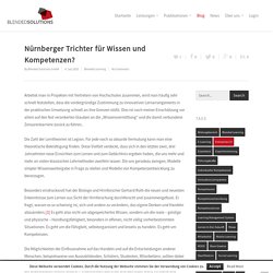 Nürnberger Trichter für Wissen und Kompetenzen? - Blended Solutions GmbH
