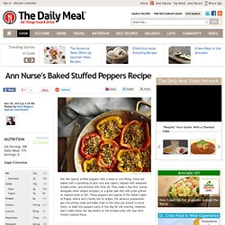 Ann Nurse's Baked Stuffed Peppers Recipe