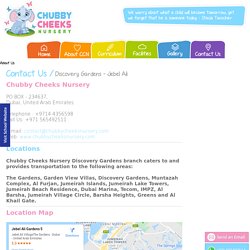 Chubby Cheeks Nursery in Discovery Gardens